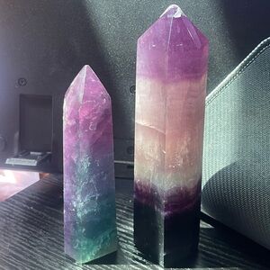 Fluorite Towers (Set of 2)